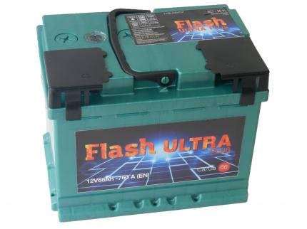 Аккумулятор FLASH ULTRA PLUS 66 Ач-760А (242х175х190)