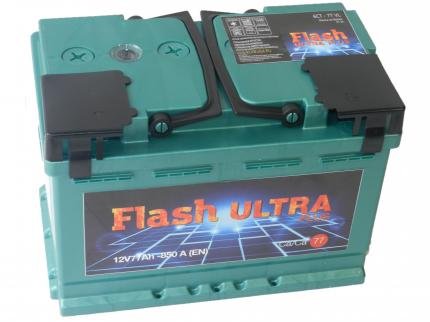 Аккумулятор FLASH ULTRA PLUS 77 Ач-850А (278х175х190)