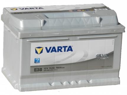 Аккумулятор VARTA Silver Dynamic 74 Ач -750 обр.низ.278х175х175