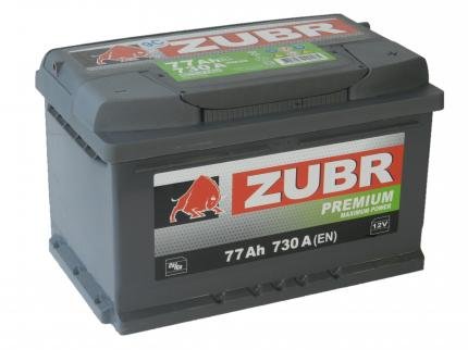 Аккумулятор ЗУБР Premium 77 Ач-720 обр.низ. (278x175x175)