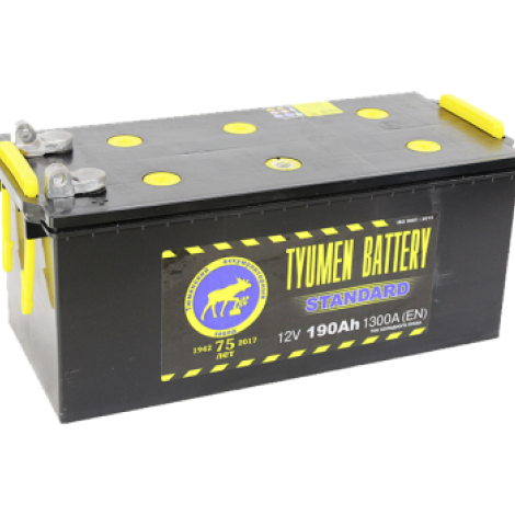 Аккумулятор 12v 190 а/ч 1300а Tyumen Battery Standard ("+" справа). EUROSTART АКБ 190. АКБ 190 клемма под болт. 225 АКБ С болтовыми клеммами.