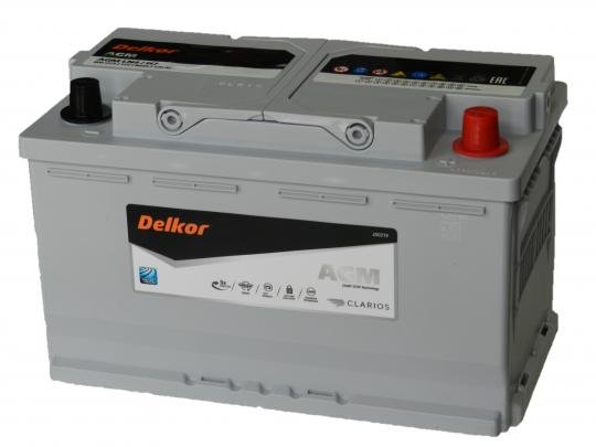 Аккумулятор DELKOR AGM LN4 80 Ач-800 обр. 315х175х190
