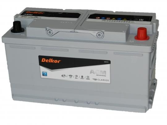 Аккумулятор DELKOR AGM LN5 95 Ач-900 обр.(352x175х190)