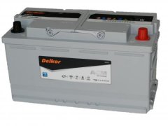 Аккумулятор DELKOR AGM LN5 95 Ач-900 О.П.(352x175х190)