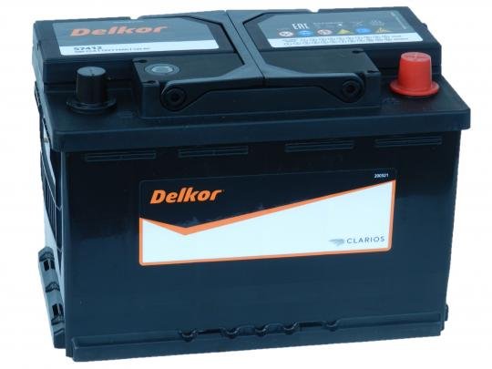 Аккумулятор DELKOR Euro 74Ач- обр -680(57412)(278х175х190)