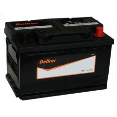 Аккумулятор DELKOR Euro 75 Ач-630А обр. низ (57539) 278х175х175