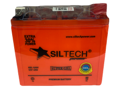 Мото аккумулятор Siltech gel 12V5Aч-80А низ YTX5L-BS 113х68х105 обр/п