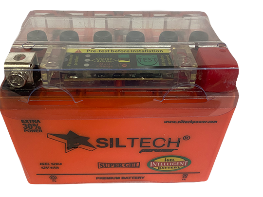 Мото аккумулятор Siltech gel 12V4AH зал. гель (113х70х88)(YTX4L-BS) обр/п