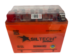 Мото аккумулятор Siltech gel 12V12Ач-200А (YTX12-BS.(150х87х130)