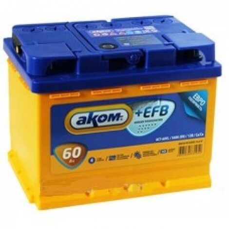 Аккумулятор Аком 60 Ач - 540 обр. (242х175х190)