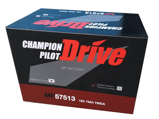 Аккумулятор Champion Pil.Dr. 75 Ач-730А .57513