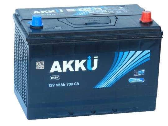 Аккумулятор AKKU BASIC 95 А.ч. - 730A. О.П. (95D31L) 306х173х225