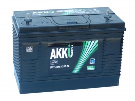 Аккумулятор AKKU STANDART 140 А.ч. 1250 А 31S-1000 Freightliner 330x171x241