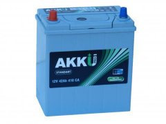 Аккумулятор AKKU STANDART 42 А.ч. - 410A. п.п. (42B19R) 185х127х225