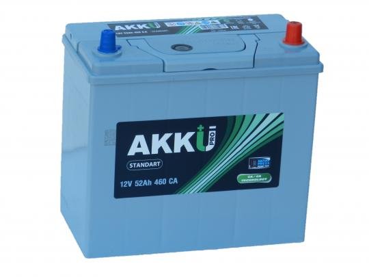 Аккумулятор AKKU STANDART 52 А.ч. - 460A. обр.п. (55B24L) 238х129х225