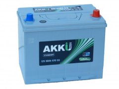 Аккумулятор AKKU STANDART 80 А.ч. - 670A. обр.п. (80D26L) 260х173х225