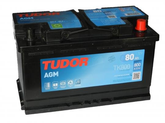 Аккумулятор TUDOR AGM 80 Ач-800 (315х175х190)