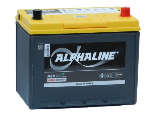 Аккумулятор AlphaLINE AGM AX (DELKOR) 75Ач-750А обр.п. Азия (D26L) (260x173x225)