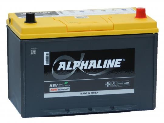 Аккумулятор AlphaLINE AGM AX (DELKOR) 90Ач-800А О.П. Азия (D31L) (306x173x225)