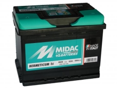 Аккумулятор MIDAC HERMETICUM 62 Ач-590 обр.п. низкий (242х175х175)
