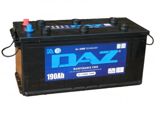 Аккумулятор DAZ 190 Ач-1320SAE 1250EN кон . рос.(513х223х223)