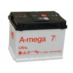 Аккумулятор AMEGA Ultra 62 Ач- 610 А О.П. 242х175х190