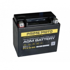 Мото аккумулятор PRIME 12V12А-270A зал AGM PTX12-BS (150х85х130)