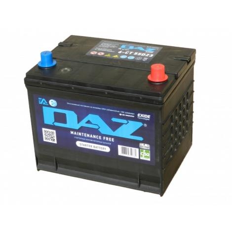 Аккумулятор DAZ (Exide) 55 А.ч. - 550A. О.П. 23L (230х173х225)