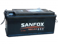 Аккумулятор SANFOX 190 АЧ-1250A рос.п. болт (513х223х223)