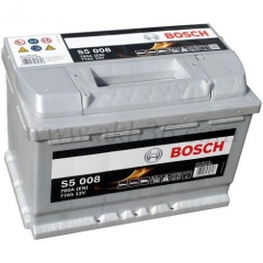 Аккумулятор BOSCH 77 Ач -780 А S5 Silver Plus О.П. (278х175х190)