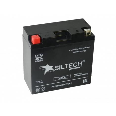 Мото аккумулятор Siltech VRLA 12V14 Ач-145А (YTX14B-BS) (150х87х145) п.п.