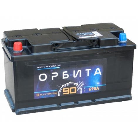 Аккумулятор ОРБИТА 90 Ач-690 (353х175х190)