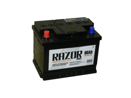 Аккумулятор RAZOR 60 АЧ- 500А 242х175х190