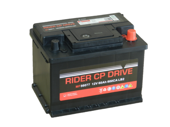 Аккумулятор RIDER Drive 60-600А обр.низ. 56009 (242х175х175)