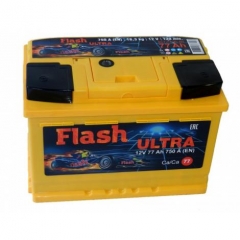 Аккумулятор FLASH ULTRA 77 Ач- 750А п.п. (278х175х190)