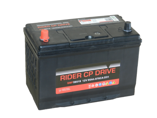 Аккумулятор RIDER Drive 95-870А п.п. Азия (306х173х225)