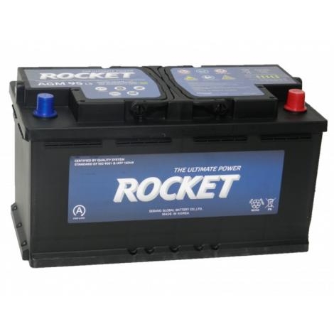 Аккумулятор ROCKET AGM 95Ач-850А обр.AGM L5(353х175х190)