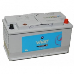 Аккумулятор VIVAT100 Ач -920 А обр. (353х175х190)