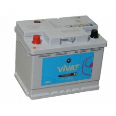 Аккумулятор VIVAT60 Ач -560 А пр. (242х175х190)