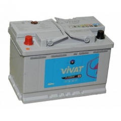 Аккумулятор VIVAT74 Ач -685 А пр. (278х175х190)