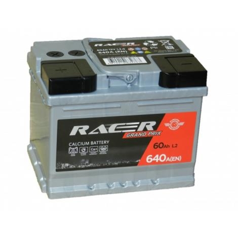 Аккумулятор Racer GRAND PRIX 60 Ач-640 (242х175х190)