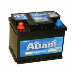 Аккумулятор ATLANT 60 Ач-520 EN 570 SAE (242х175х190)