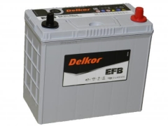 Аккумулятор DELKOR EFB 55Ач-500 обр.тон (80В24L) Azia