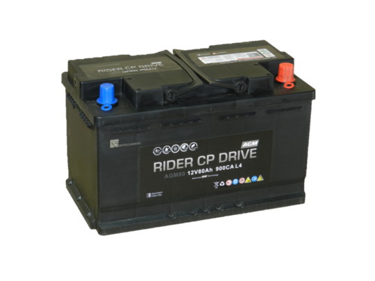 Аккумулятор RIDER AGM Start Stop 80 Ач-800 обр. (315х175х190)