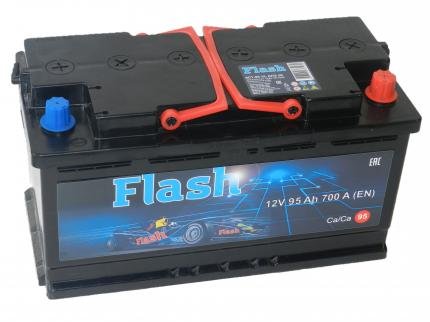 Аккумулятор FLASH 95 Ач- 700 А обр. (353х175х190)