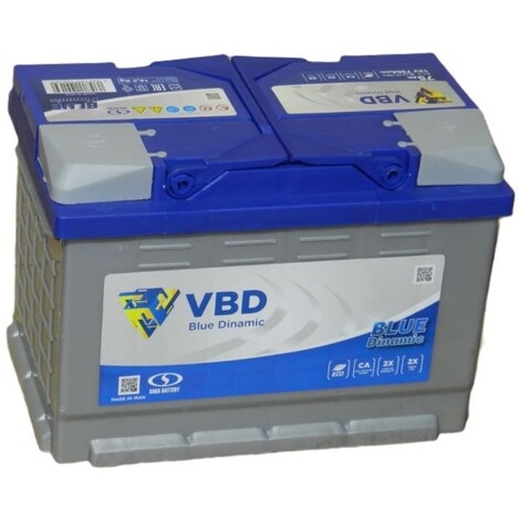 Аккумулятор VBD 75-750 А обр..R (278х175х190)