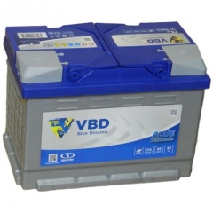 Аккумулятор VBD 75-750 А обр..R (278х175х190)