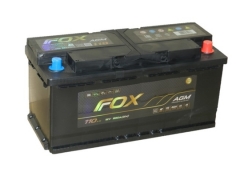 Аккумулятор FOX AGM 110 Ач-950А обр.(393х175х190)
