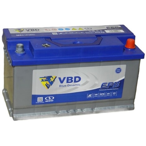 Аккумулятор VBD EFB 105-900 А обр.R (353х175х190)