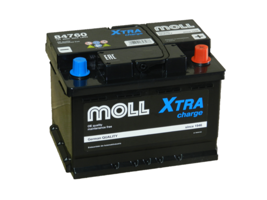 Автомобильный аккумулятор MOLL 60 А/ч Обр/п Низ.
